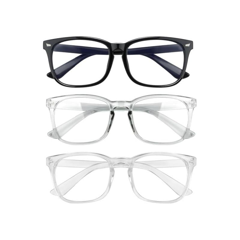 Blue Light Blocking Glasses 99% for Computer & Gaming | anti Eyestrain Glasses with UV Protection | anti Glare Screen Glasses for Office & Streaming