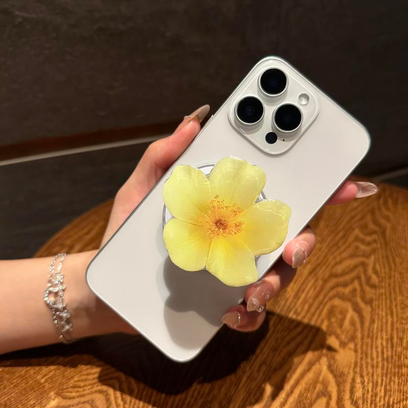 Orchid Acrylic Drop Glue Mobile Phone Holder Desktop Folding Portable Orchid Mobile Phone Grip HN124