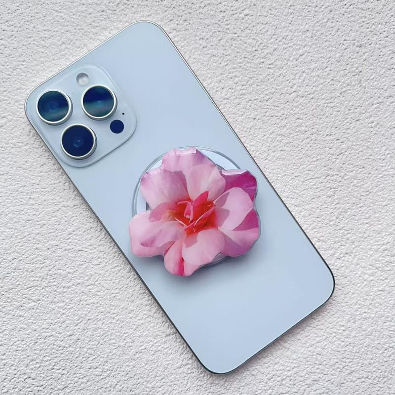 Orchid Acrylic Drop Glue Mobile Phone Holder Desktop Folding Portable Orchid Mobile Phone Grip HN124