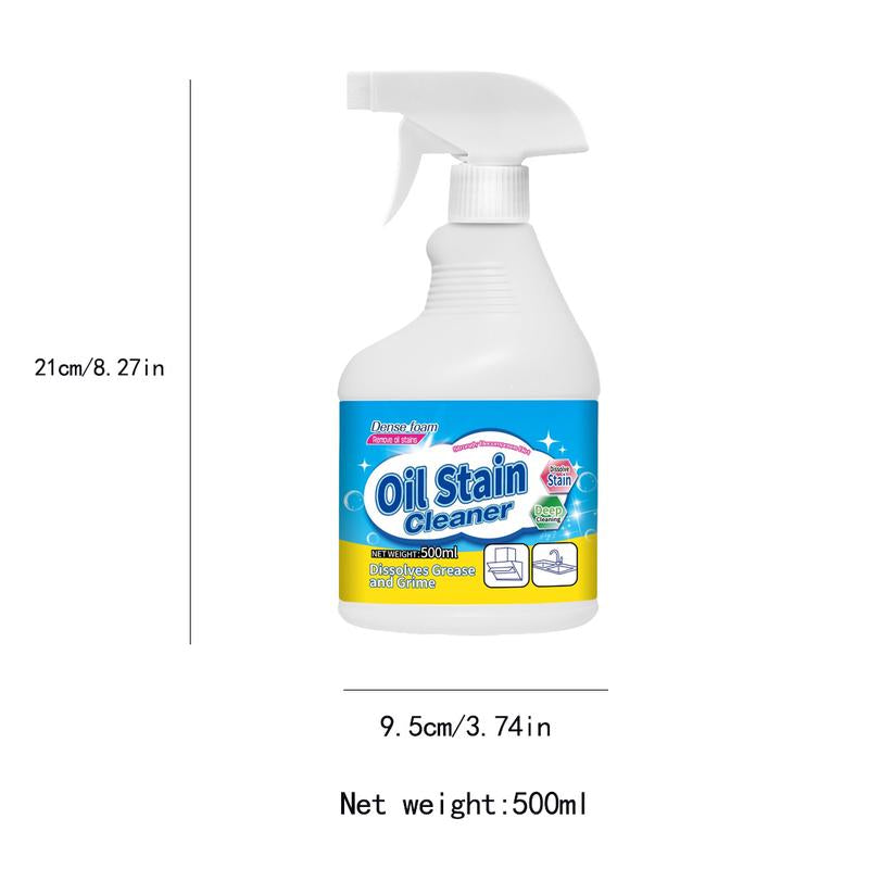 All Purpose Cleaner 2025 Upgrade Grease Cleaner Kitchen Foam Grime Remover for Stubborn Kitchen Dirt Multifunctional Degreasing Power Fast Thorough Cleaning Gentle Safe Formula