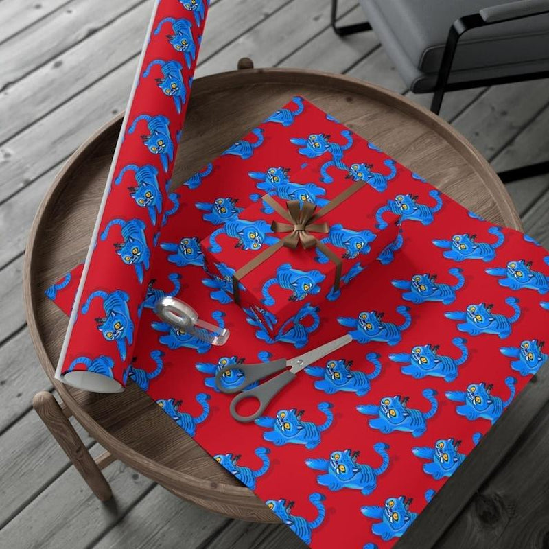 Kpop Demon Hunters Christmas Wrapping Paper, Saja Boys Huntrix Christmas Gift Wrap Papers for Holiday Celebrations, Xmas Wrapping Paper