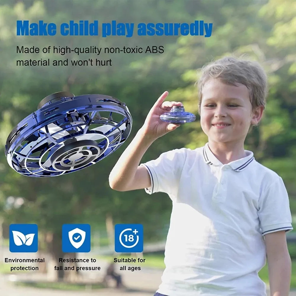 Flynova Mini UFO Flying Spinner Flyorb Fly Spinner Drone Toys for Kids Children Adult Dropshipping