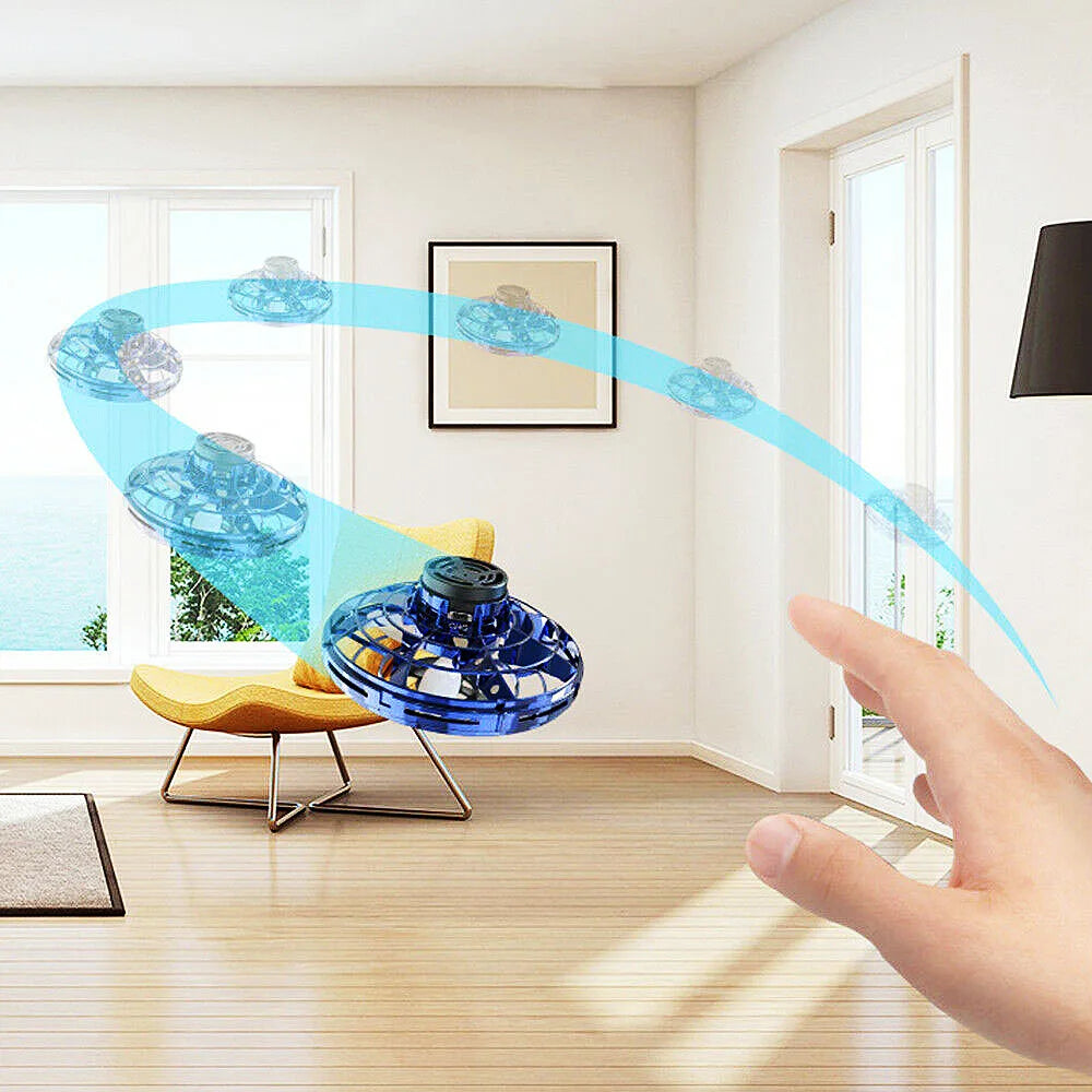 Flynova Mini UFO Flying Spinner Flyorb Fly Spinner Drone Toys for Kids Children Adult Dropshipping