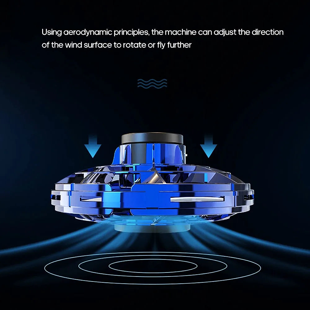 Flynova Mini UFO Flying Spinner Flyorb Fly Spinner Drone Toys for Kids Children Adult Dropshipping