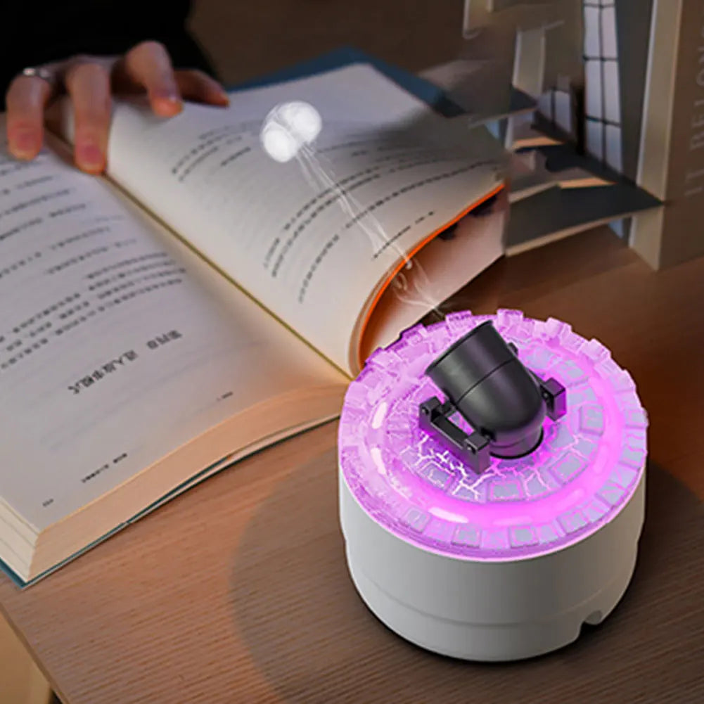 Volcanic Crack Light Cannons Humidifier Essential Oil Diffuser Cannon Blast Aroma Humidifier Aromatherapy Diffuser for Bedroom