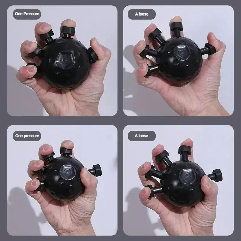 Finger Hand Gripper Set Massage Ball Adjustable Hand Grip Strengthener Carpal Expand Forewrm Erexceriser Grip Strength Trainer