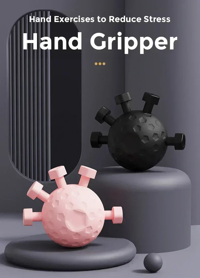 Finger Hand Gripper Set Massage Ball Adjustable Hand Grip Strengthener Carpal Expand Forewrm Erexceriser Grip Strength Trainer