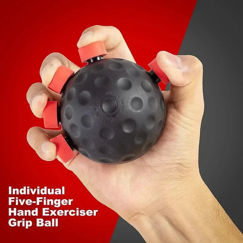 Finger Hand Gripper Set Massage Ball Adjustable Hand Grip Strengthener Carpal Expand Forewrm Erexceriser Grip Strength Trainer
