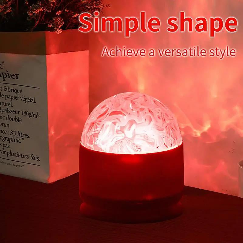 2 Scene -Ocean Wave & 3D Water Rippleprojector Light-16-Color round Lamp Withcontrol, Relaxation & Romantic Night Ambience Tiktokshopblackfriday
