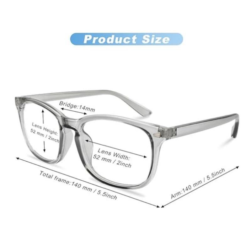 Blue Light Blocking Glasses 99% for Computer & Gaming | anti Eyestrain Glasses with UV Protection | anti Glare Screen Glasses for Office & Streaming